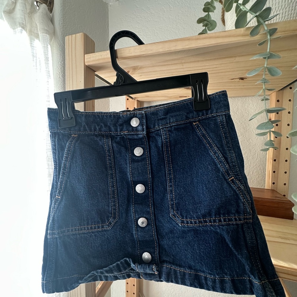 Old Navy Blue Denim Skirt